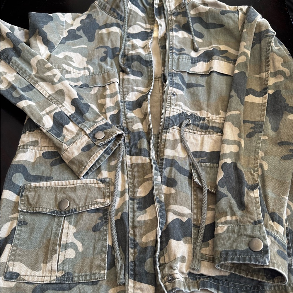 Camouflage Military Style Jacket